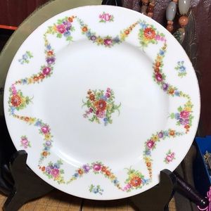 Mikado Aloha Bread Dessert Plate 7 5/8”D Occupied Japan EAC Multi Color Floral